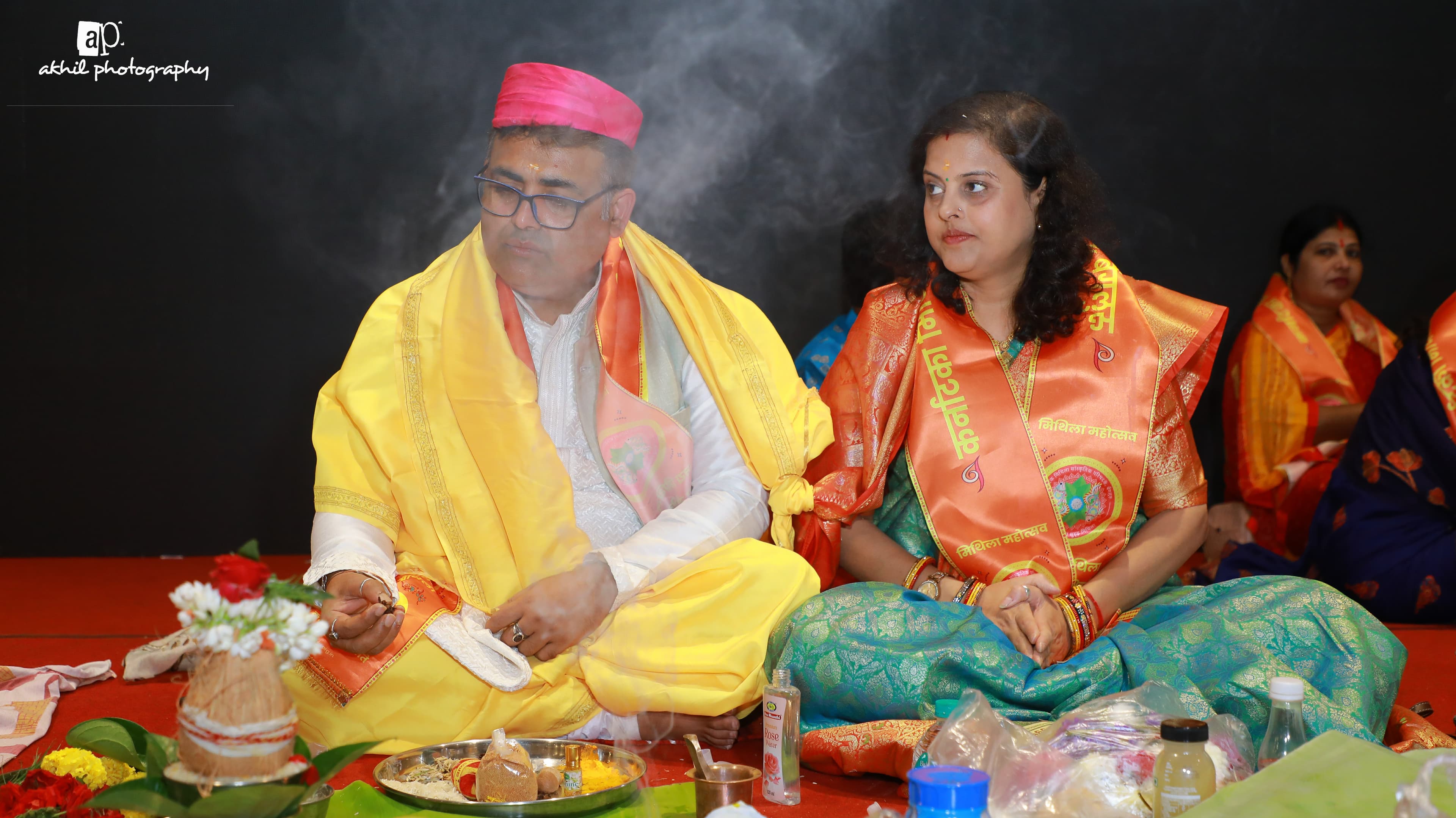 Mithila Mahotsav 2026 - Stage lighting and inaugural rituals