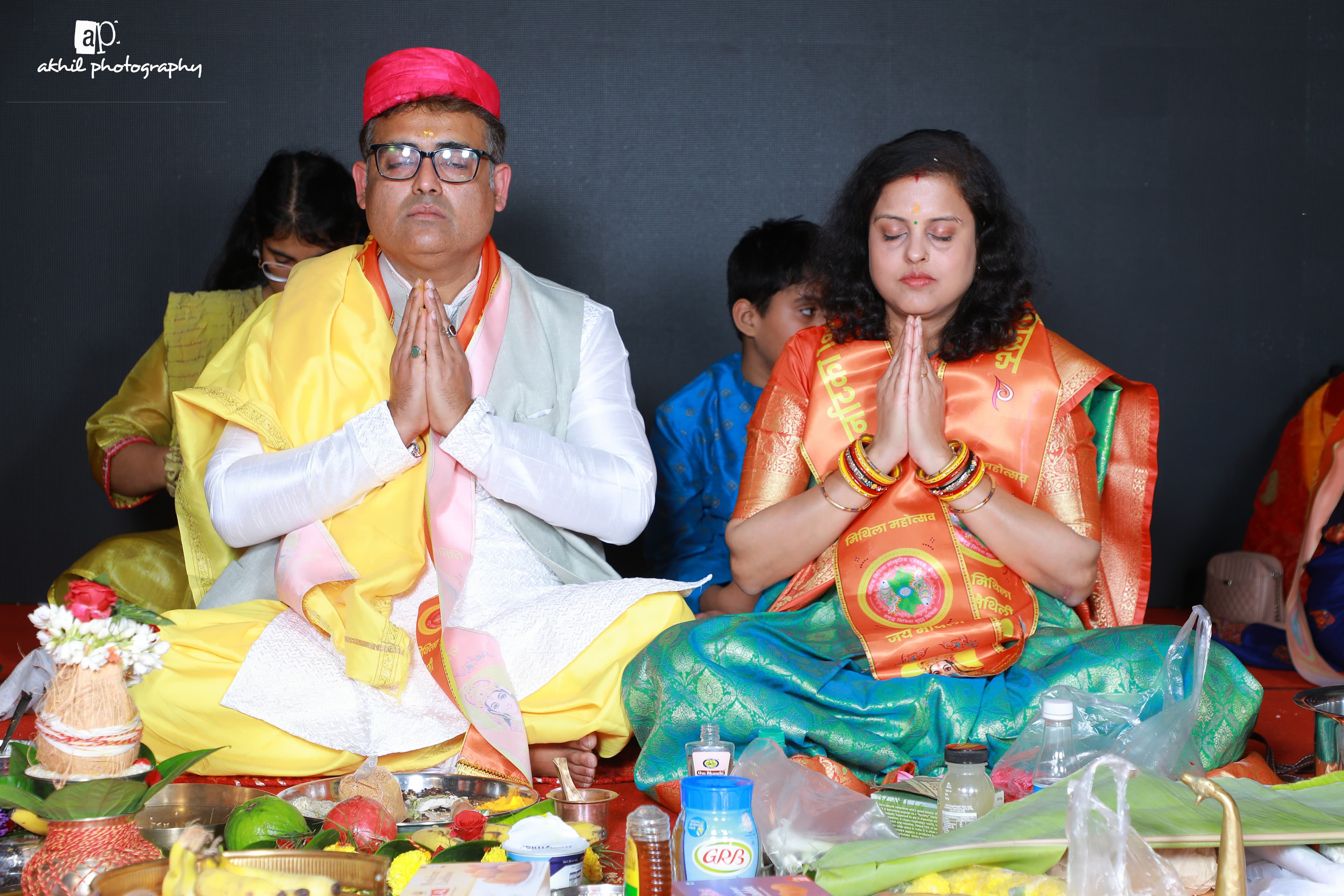 Mithila Mahotsav 2026 - Dignitaries lighting ceremonial lamp