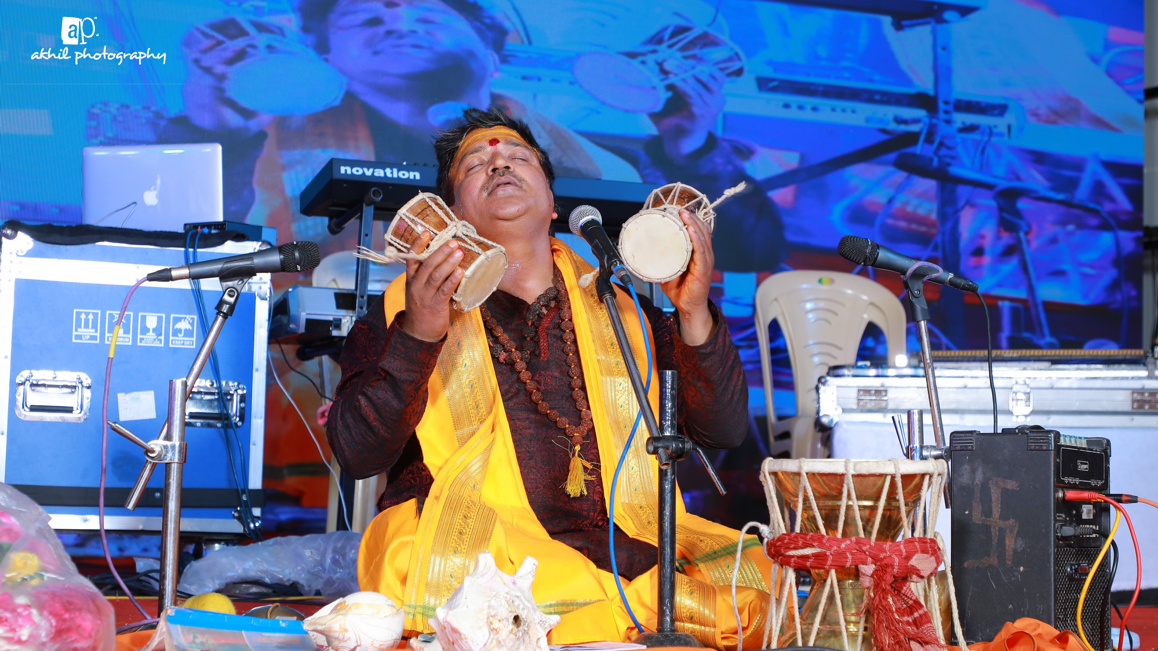 Mithila Mahotsav 2026 - Community elders on stage
